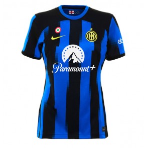 Inter Milan Replica Home Stadium Shirt for Women 2023-24 Short Sleeve